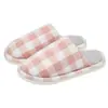 Pantuflas de algodón para mujer 2026 nuevo modelo invierno interior hogar suela gruesa antiolor antideslizantes cálidas de felpa para hombre
