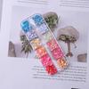 Lantejoulas Coloridas de Alto Brilho em Caixa de 12 Grades Acessórios de Nail Art Ultrabrilhantes Materiais DIY Artesanais Diamante Floco de Neve Estrela de Cinco Pontas