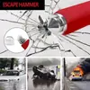 Trava Antifurto para Carro, Trava de Segurança Espessada para Quebra de Vidro Autodefesa, Trava em U Ajustável, Trava Multifuncional para Volante de Carro