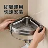 Estante de Almacenamiento para Baño con Ventosa, Montaje en Pared sin Taladro, Organizador de Pared para Tocador de Baño del Hogar