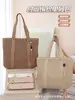 Bolsa de Palha com Franjas de Cor Sólida, Grande Capacidade, Para o Dia a Dia, Bolsa de Ombro Feminina Estilo Coreano, Bolsa de Palha Tecida Estilo Férias na Praia