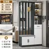 Gabinete de Entrada, Zapatero Simple Moderno, Integrado para Apartamentos Pequeños, Mampara de Entrada para el Hogar, Biombo de Lujo Ligero para Vestíbulo, Vinoteca