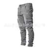 2026 Amazon Comercio Exterior Transfronterizo Estilo Americano Ropa de Trabajo Jogger Jeans Corte Delgado Versátil para Hombre Venta al por Mayor En Stock