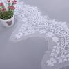 Renda de Cílios Duplos, Renda Ondulada Floral, Renda Não Elástica de Malha de Trama de Nylon de 21cm Padrão de Barra de Saia com Renda