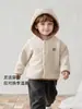 Chamarra de polar para bebé con capucha, suave y gruesa, para niños y niñas, abrigo de otoño e invierno, forrada de polar, prenda superior cálida