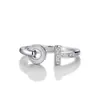 Anillo Abierto de Perla Blanca Microincrustado con Circonita para Mujer, Venta Caliente Transfronteriza, Lujo Ligero, Diseño de Nicho de Alta Gama, Anillo que No se Desvanece