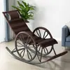 Cadeira de balanço, cadeira de vime, poltrona reclinável para cochilo de adulto, cadeira preguiçosa para varanda da sala, cadeira de lazer, cadeira de balanço de lazer para idosos, cadeira de balanço de vime