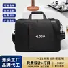Pasta de Couro Nylon Conferência Laptop Bolsa para Documentos Atacado Transfronteiriça Bolsa de Mão Masculina 15,6 polegadas Masculina