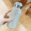 Taza térmica de diamante taza térmica de alto valor de color diamante engastado a mano taza de red roja taza de aislamiento térmico para agua botella de agua de aislamiento térmico
