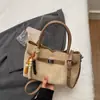 Bolso de Mano Coreano Retro de Nicho 2025 Otoño e Invierno Nuevo de Gran Capacidad para Viajar Bolso de Hombro Simple para Axila Bolso Tote