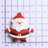 Nuevo Llavero de Navidad Colgante de Goma Suave Dibujo Animado Muñeco de Nieve Navideño Anciano Colgante de Llavero Pequeño Regalo de Navidad