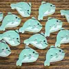 Botones de Tiburón Pequeño de Dibujos Animados para Diarios DIY, Accesorios de Decoración de Dibujos Animados, Ropa de Muñeca, Botones de Costura Hechos a Mano para Ropa BJD