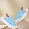 Pantuflas de Algodón para Hombre, Pantuflas de Interior Gruesas Forradas de Felpa para Otoño e Invierno, Pantuflas Cálidas de Suela Suave para el Hogar, Pantuflas Antideslizantes de Invierno para Pareja
