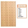 Painel de Pegboard Personalizado Suporte de Parede Ganchos Prateleiras Placa Criativa para Pendurar na Parede Prateleira de Armazenamento de Madeira