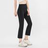 Pantalones de Yoga Acampanados de Cintura Alta para Mujer, Largo Ocho Décimas, Alta Elasticidad, Levanta Glúteos, Fitness, Pilates, Pantalón de Boca de Campana, Adecuado para Usar al Aire Libre