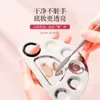 Conjunto de Paleta Quadrada de Aço Inoxidável para Maquiagem Líquida e Blending Ferramenta de Maquiagem Paleta Semicircular para Maquiador