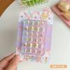 Diy crianças adesivos de unhas girls' caixa de unhas desgaste meninas prego tridimensional strass bonito caixa de unhas atacado