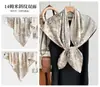 Bufanda Cuadrada Reino Secreto Estrellado de Otoño e Invierno, Bufanda de Seda de 14 Momme, Regalo de Alta Gama para Mujeres, Bufanda de Seda Genuina, Bufanda de Cuello de Moda
