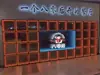 Caixa de Luz Espelho Infinito com LED Letras Luminosas Personalizadas para Bar, Parede de Fundo Popular para KTV, Placa Publicitária de Luz Neon
