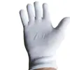 Guantes de Etiqueta para Actuación Infantil al por Mayor para Primavera, Verano y Otoño, Adecuados para Estudiantes de Primaria y Secundaria, Gimnasia, Eventos Deportivos y Danza, Hechos de Nylon Blanco con Cinco Dedos