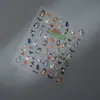 Pegatinas para Uñas Halloween Cachorro Bluey Transfronterizo Nuevo Estilo Bruja Momia Murciélago Dibujos Animados Lindas Pegatinas Decorativas