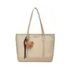 Bolso de mujer de gran capacidad 2026 nuevo bolso de hombro de moda para otoño, adecuado para el trabajo y los desplazamientos, bolso tote para mujer
