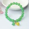 Pulseira de Aventurina Juenyu Pulseira de Jade Aventurina Verde Estilo Étnico Atacado de Fábrica Dropshipping S3091704
