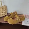 Sapatos retrô de tira única com solas macias, sapatos Mary Jane, novo estilo de corte baixo com aumento interno de altura, versáteis para combinar com saias