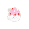 Broche de Metal Gatito Lindo Aleación Helado Cayendo Gatito Rosa Bolsa Dulce Accesorios de Decoración Insignia