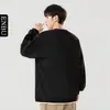 Sudadera Cielo Estrellado Enbu para Hombre, Nueva Tendencia Primavera y Otoño Estilo Americano Marca Sudadera de Cuello Redondo Top, Sudadera Versátil Holgada de Manga Larga