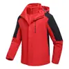 Novo Conjunto de Jaquetas Três em Um para Exterior 0,05kg Peça para Homens e Mulheres, Jaquetas Casuais Soltas para Exterior para Inverno