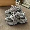 Nuevos Versátiles Más Vendidos 2026 Primavera y Otoño Aumentadores de Altura Casuales para Mujer, Zapatos tipo Dad de Malla con Suelas de Plataforma Gruesas
