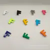 Metal Multicolor Letras Inglesas Macarrón Dopamina Universal Ropa Bolsa Broche Accesorios