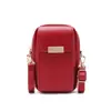 Bolso de hombro vertical con cremallera y hebilla de cuero PU de alta calidad, bolso cruzado simple y elegante para viajes y salidas