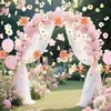 Kit de Materiales para Cortina de Flores Artificiales DIY, Cortina Colgante para Puerta, Decoración de Cascada, Arreglo de Boda, Ramo Personalizado, Flores Artificiales al por Mayor