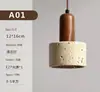 Luminária pendente de cabeceira de quarto vintage em estilo retrô wabi-sabi, travertino amarelo, adequada para pousadas, hotéis e restaurantes, da fábrica de iluminação Zhongshan