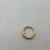 Hebilla de resorte de aleación de zinc, venta al por mayor, hebilla redonda de metal, anillo abierto, hebilla colgante redonda, anillo de resorte de metal