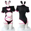 Roupa Íntima Sexy Roupa Sexy Paixão Uniforme de Menina Coelho Sexy Macacão Transparente Sexy Tentação Fofo