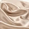 (Envío gratis) Comercio Transfronterizo Funda de Almohada de Color Sólido Imitación Seda Funda de Almohada de Satén Funda de Almohada Tipo Sobre Funda de Almohada