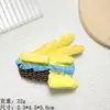 Tamaño Grande - Canasta de Pan Pintada Tostada Accesorios de Resina Pegamento Crema Imán para Refrigerador DIY Caja de Almacenamiento Llavero Venta al por Mayor