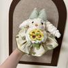 Peluche de Conejo de Orejas Caídas Llavero Colgante Muñeca Pareja de Conejos Decoración de Mochila Regalo de Cumpleaños Máquina de Garra