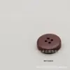 Botões Redondos Coloridos de Suéter Flocado Casaco de Lã Corta-vento Decoração de Flor para Sapato Roupas Infantis Pijamas Botões Simples