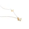 Colar Borboleta Corrente de Clavícula Feminina Celebridade Cyber Ins Estilo Cool Simples Estilo Coreano Doce Colar Acessórios de Joia Senso de Design