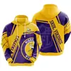 Estación independiente transfronteriza de Europa y Estados Unidos patrón clásico popular moda tendencia sudadera con capucha impresión digital 3D