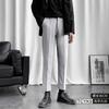 Pantalones de traje nuevos de primavera y otoño para hombre, estilo coreano, de moda, ajustados, ajustados, casuales, largos, rectos y sueltos.
