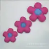 Moda Accesorios de flor de algodón tridimensionales Nuevo estilo ins Flor de corazón rosa azul Accesorios para ropa sombrero calcetines de moda