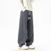 Pantalones Scimitar para Hombre Otoño e Invierno Rectos Sueltos Casuales Pantalones de Forro Polar Espesado Nuevos Pantalones de Esquí para Hombre