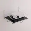 Soporte para Proyector de Casa Sin Taladro Estante de Almacenamiento para Montar en la Pared junto a la Cama Estante de Almacenamiento para la Pared de la Sala Estante Colgante Bandeja Colgador