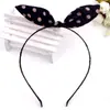 Diadema Nueva de Orejas de Conejo Estilo K Accesorios para el Cabello de Moda de Lunares Florales Tienda K-style de 2 Yuanes Suministro de Joyería al por Mayor