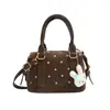 Bolso pequeño de alta gama para mujer, nuevo estilo otoño e invierno 2026, bolso cruzado de moda, bolso de mano para mujer, bolso Boston tipo bowling